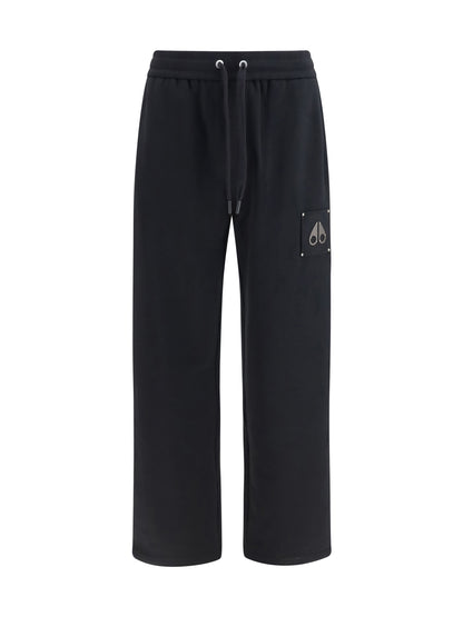 Moose Knuckles Hartsfield straight leg Pants - Black