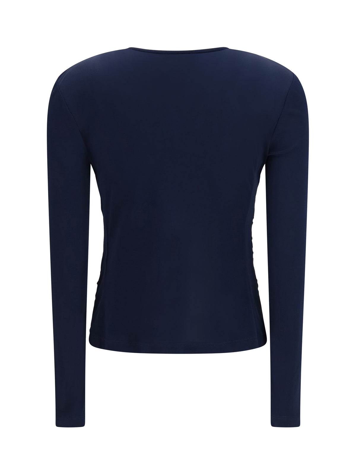 Giorgio Armani V-neck viscose jersey Top - Outer Space