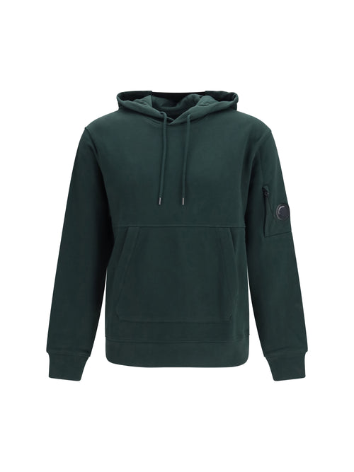 C.P. Company Diagonal-weave cotton fleece Hooded Sweatshirt - Ponderosa Pine