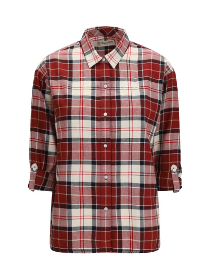 Barbour Elishaw check Shirt - Lt Cardinal Tartan
