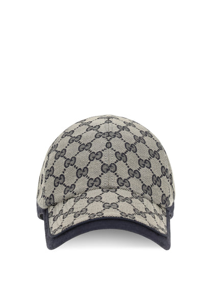 Gucci GG cotton fabric Baseball Hat - Mid.Night Bl/Blue