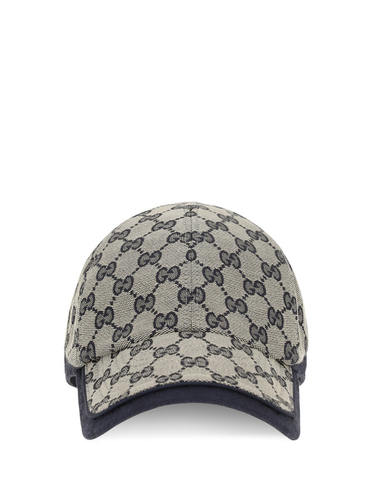 Gucci GG cotton fabric Baseball Hat - Mid.Night Bl/Blue