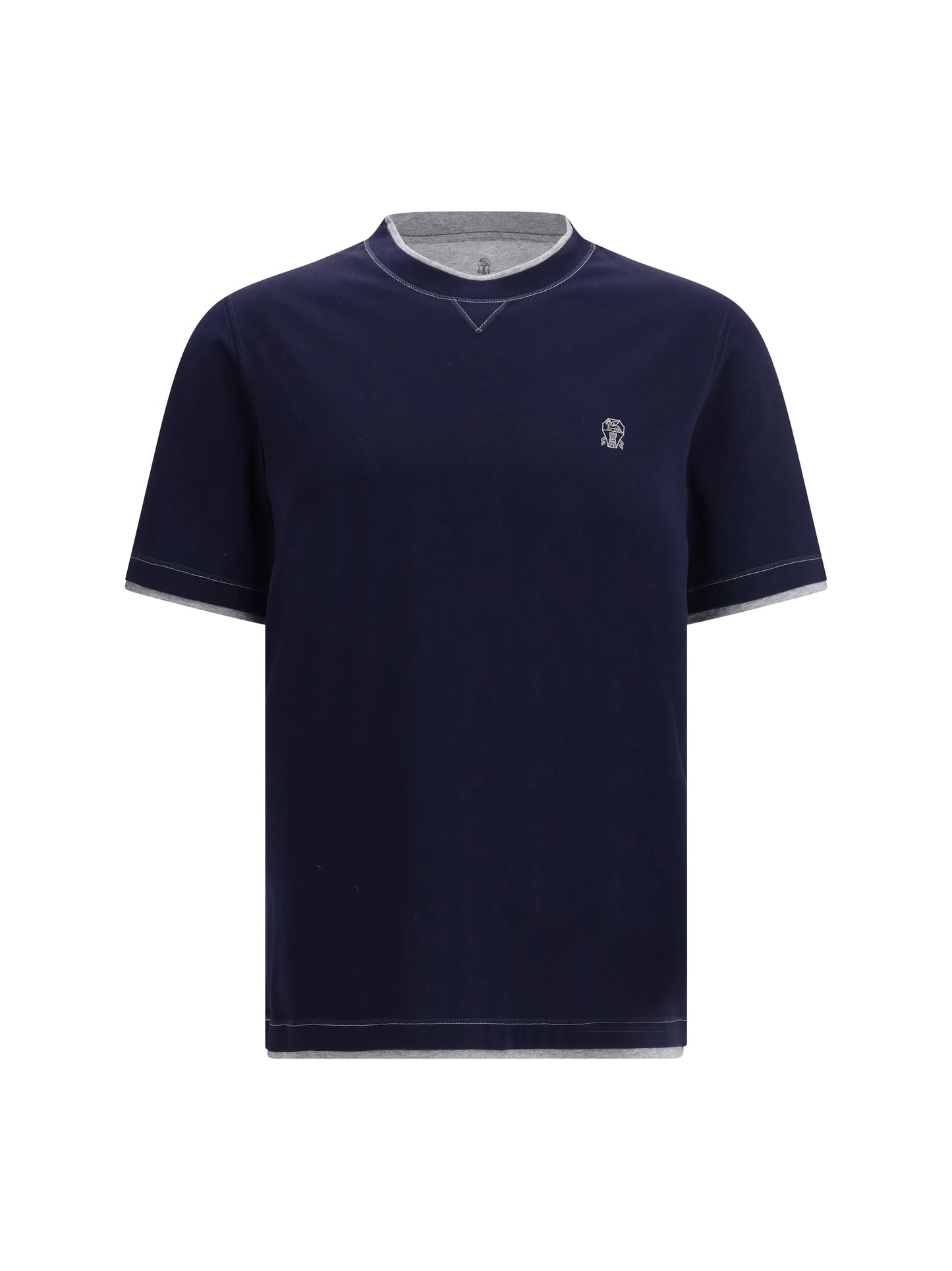 BRUNELLO CUCINELLI T-shirt in cotton with a logo