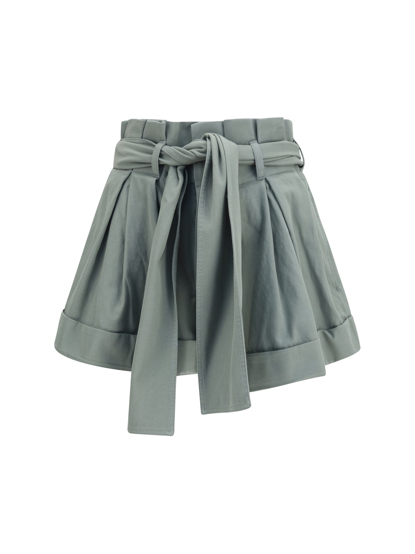 BALMAIN High-waisted Shorts in cotton gabardine