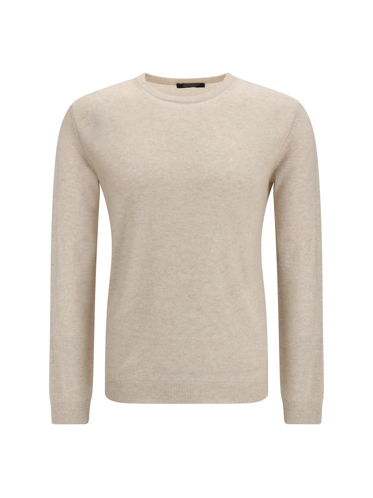 Aragona Cashmere Crewneck Sweater in cashmere and linen - Beige