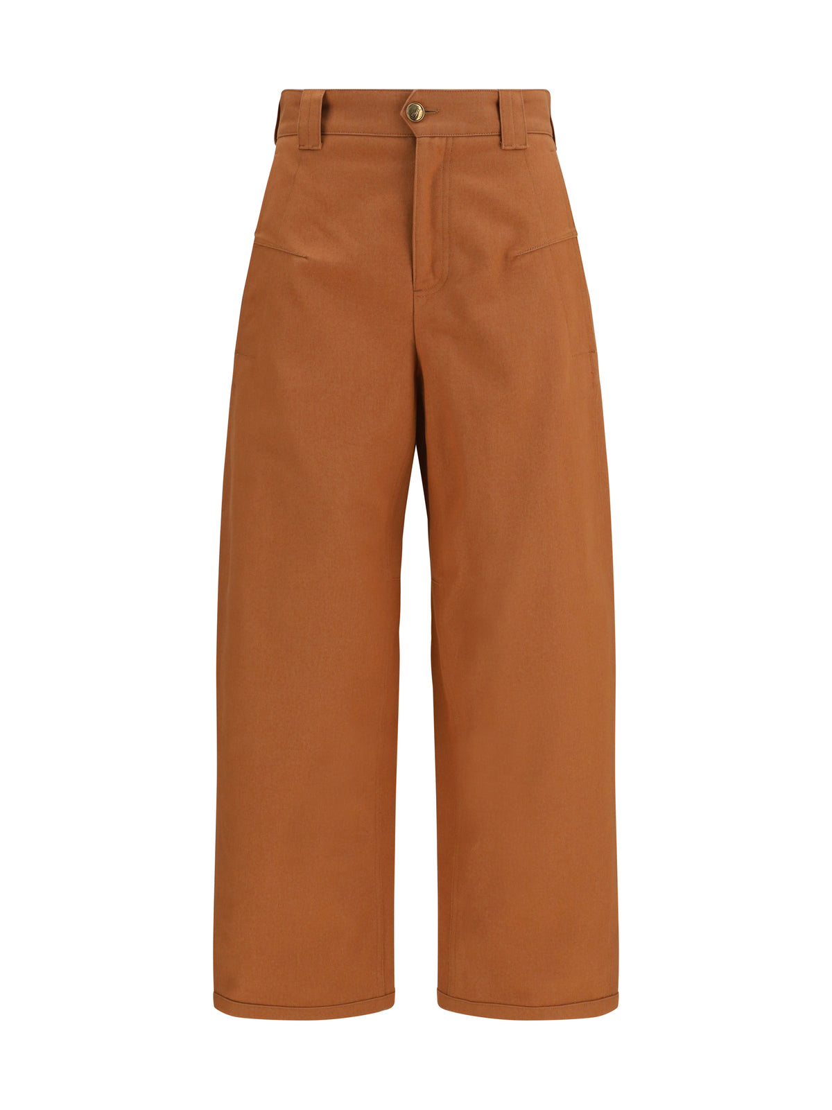 Chloé Cotton canvas barrel-leg Pants - Blushy Pink