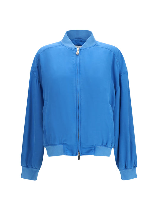 VERSACE Silk zipper Jacket