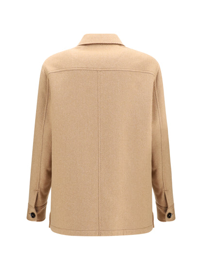 Brioni Workwear Cashmere Jacket - Beige