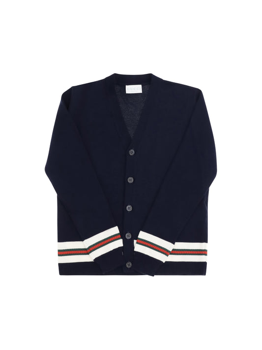 GUCCI Cardigan with Web stripes
