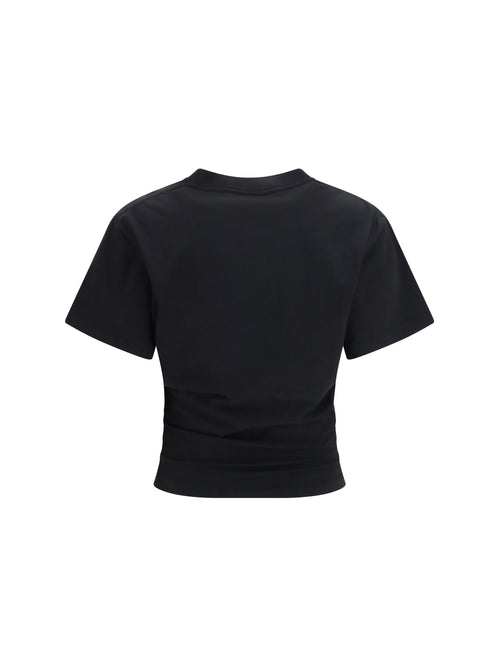 Balenciaga Vintage Holiday cropped T-shirt - Black