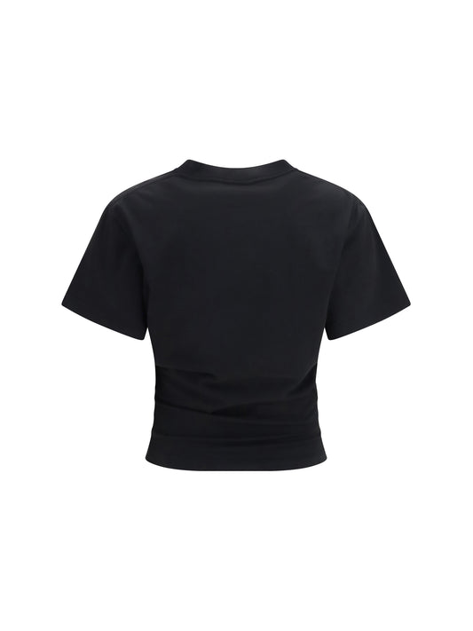 Balenciaga Vintage Holiday cropped T-shirt - Black