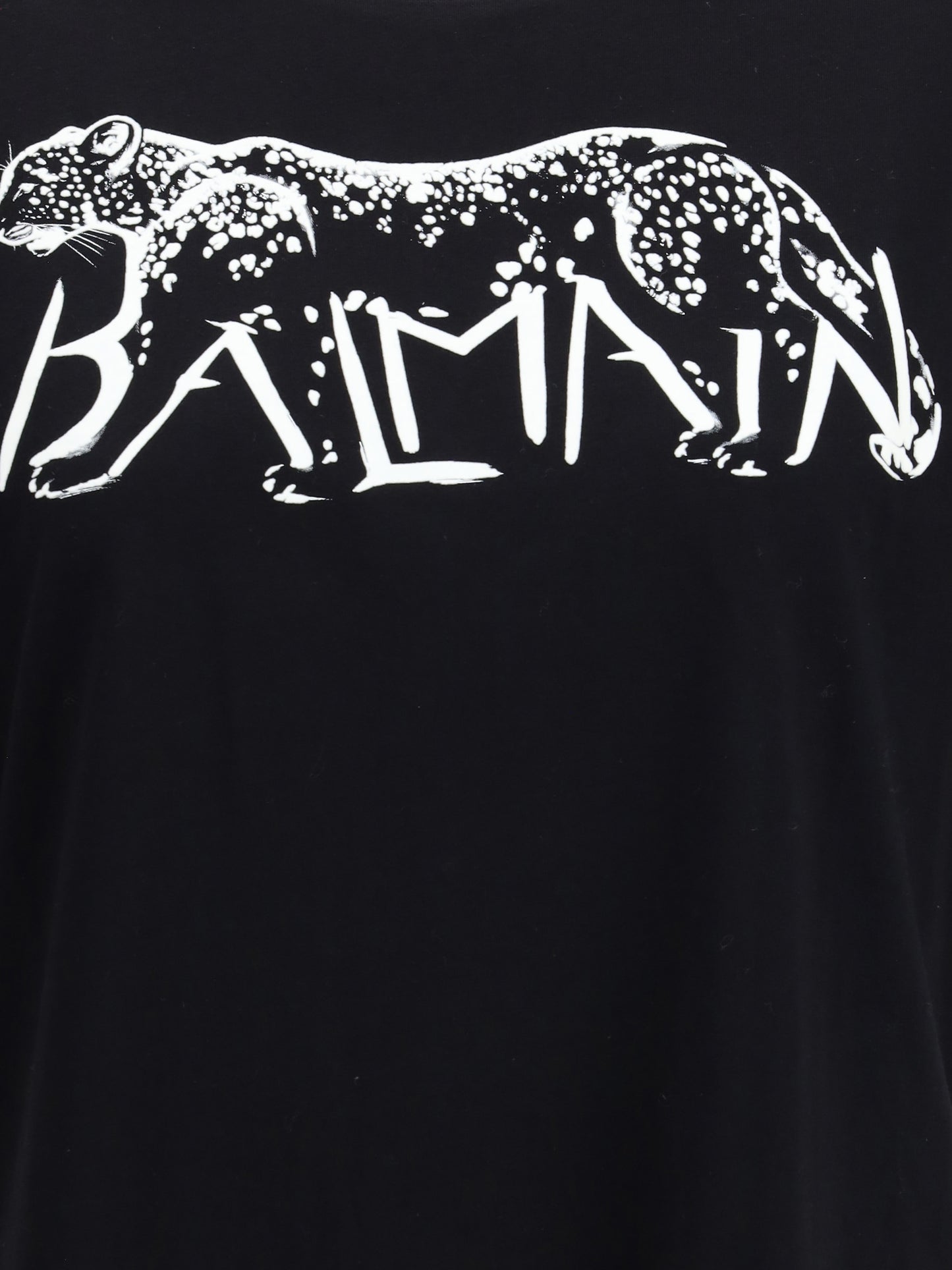BALMAIN Balmain T-shirt with Leopard Print