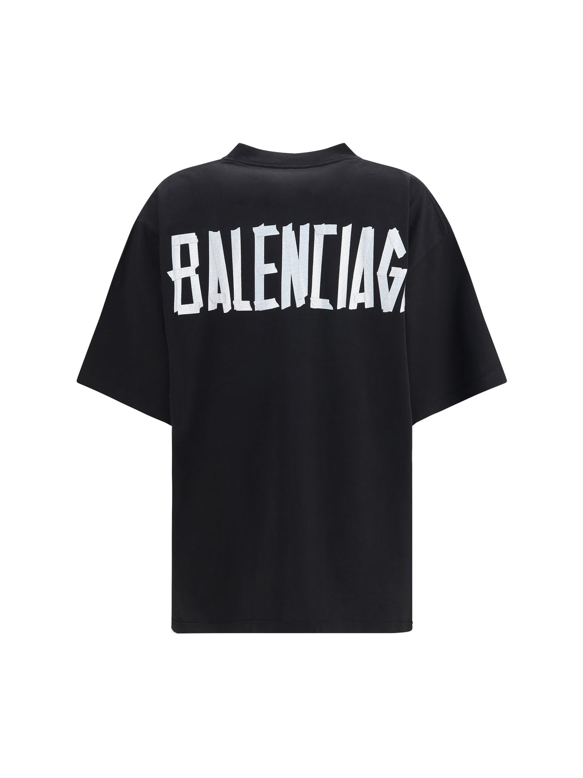 Balenciaga Glitter logo T-shirt - Black