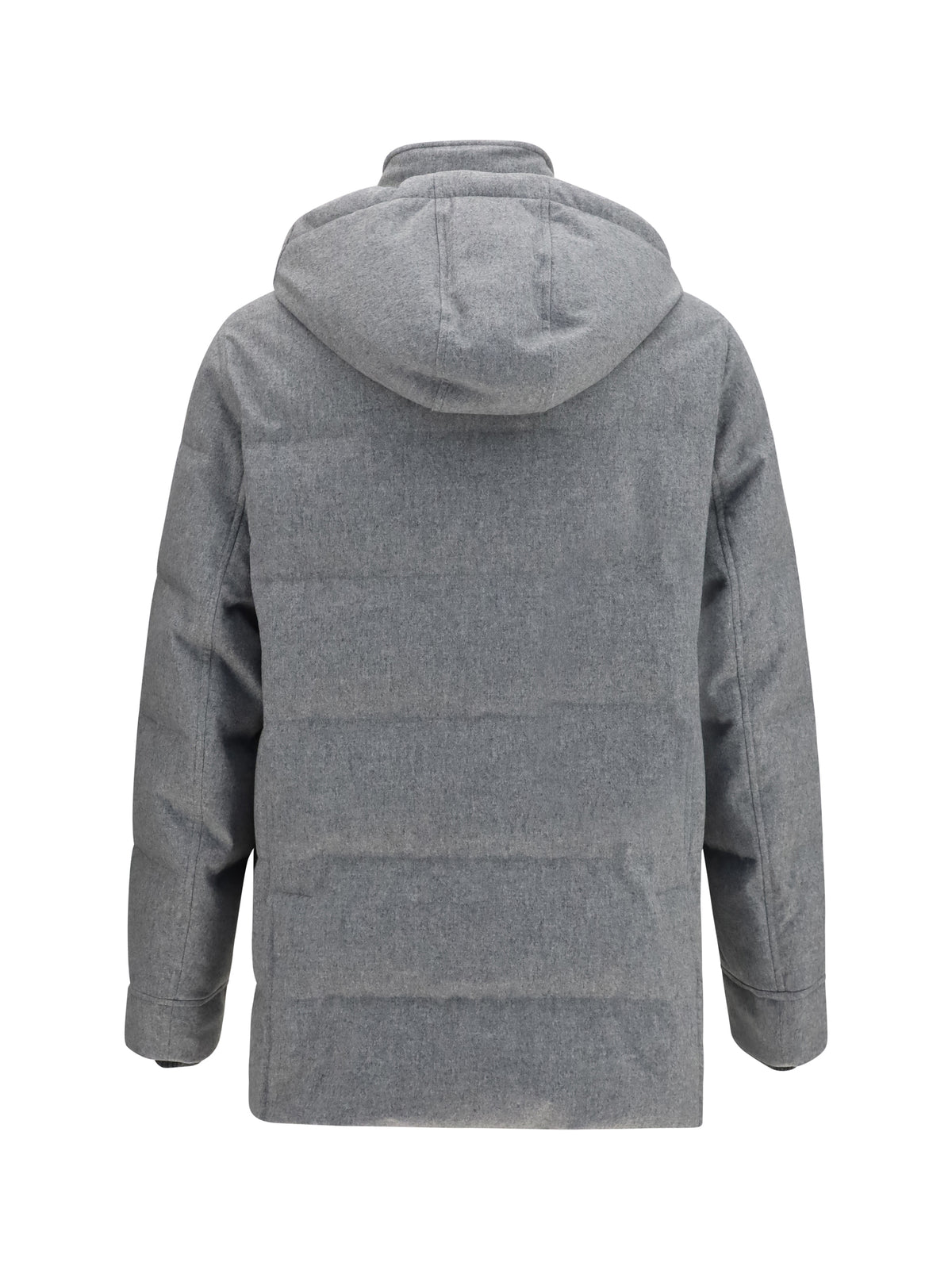 Brunello Cucinelli Cashmere Down Jacket - Grey Chiaro+Piombo