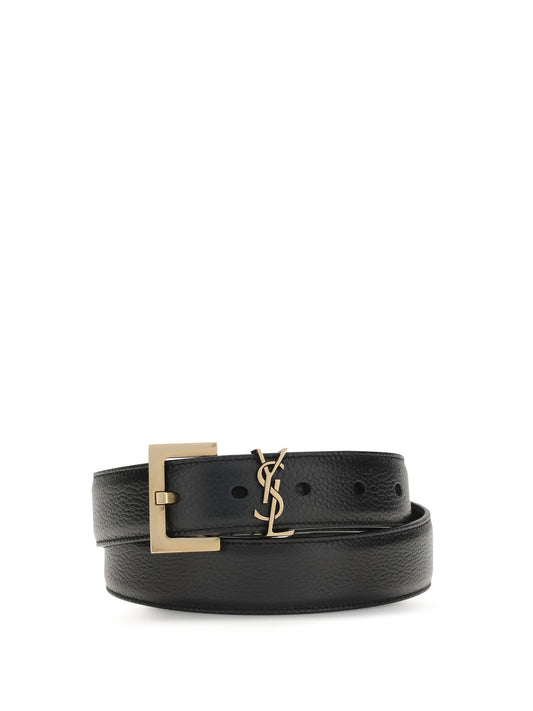 SAINT LAURENT Leather Belt