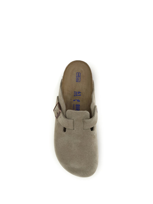 Birkenstock 1774 Boston Mules - Taupe