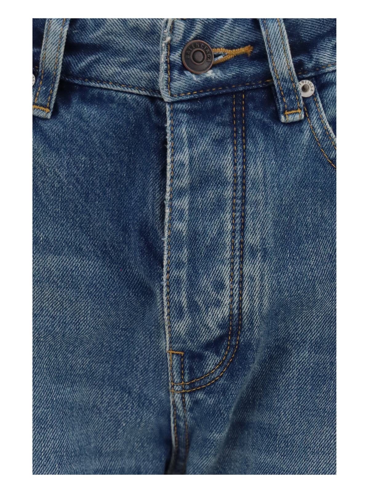 Balenciaga Straight-leg denim Jeans - Dark Blue