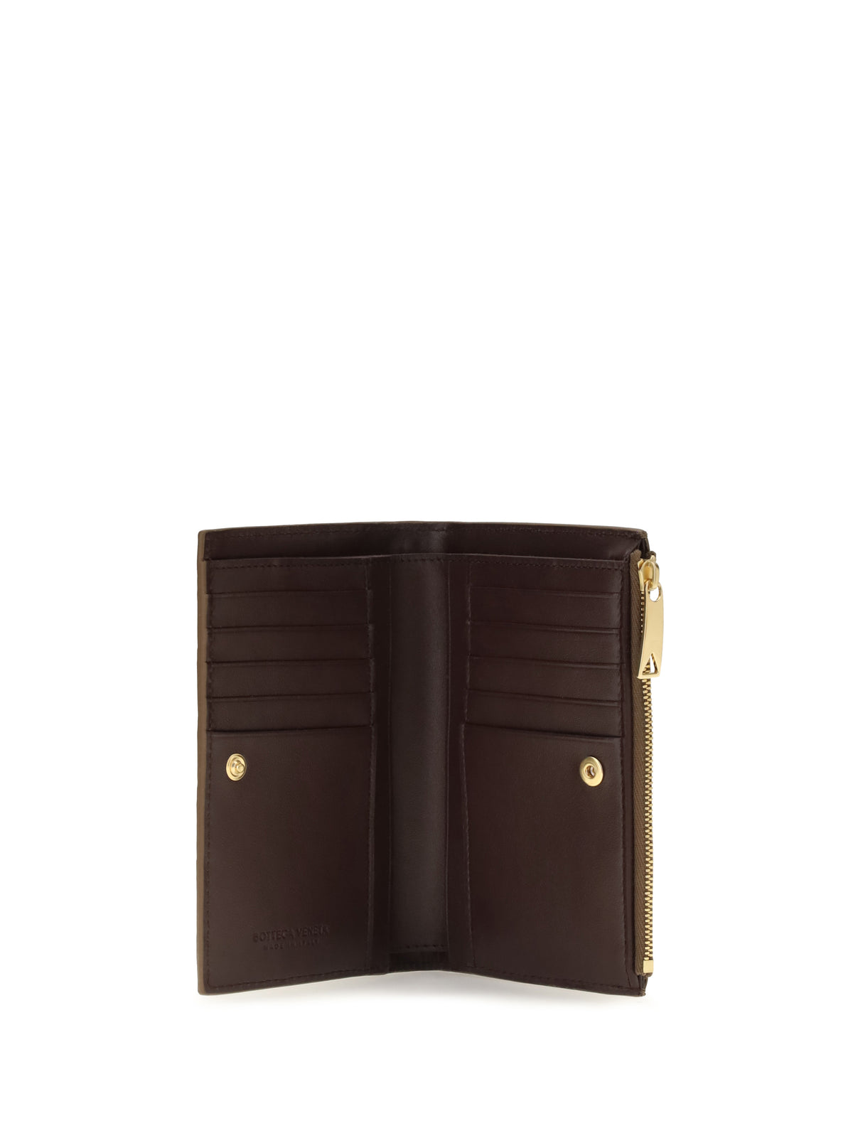 Bottega Veneta Medium bifold Intrecciato Wallet - Hazelnut/Dark Baro-G