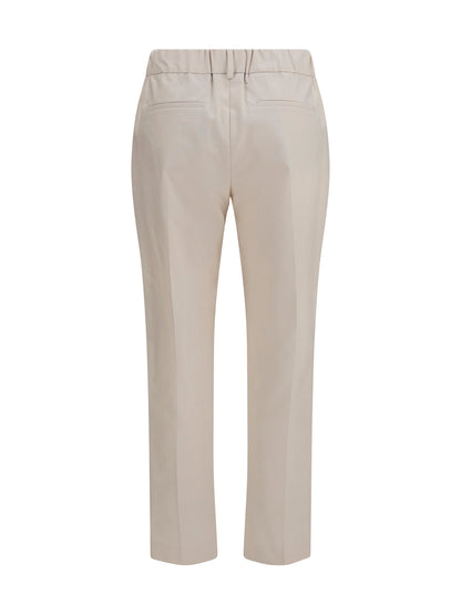 Brunello Cucinelli Cotton Pants - Oat Grain