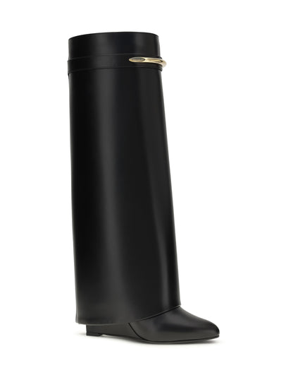 GIVENCHY Leather Shark Boots