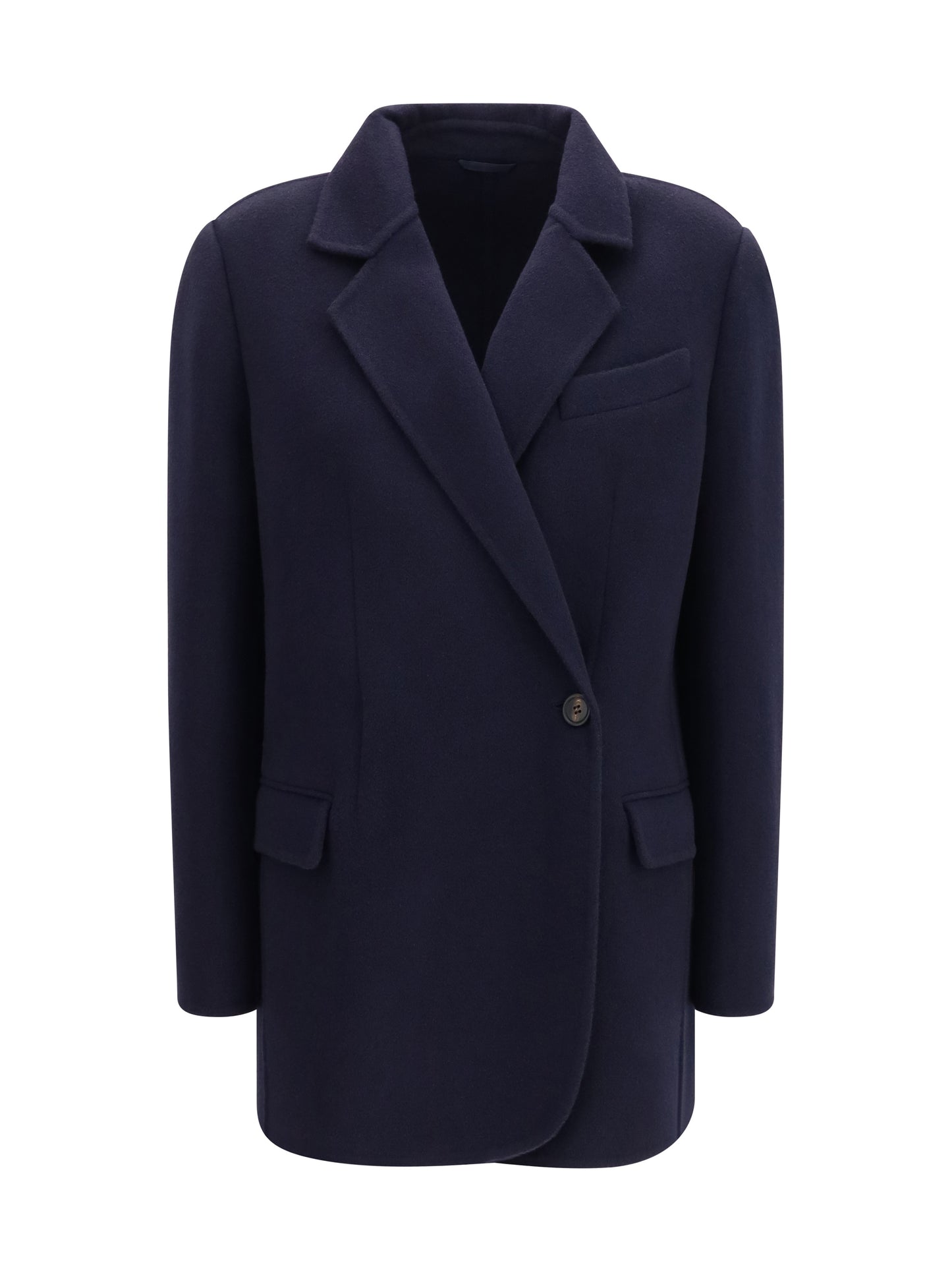 BRUNELLO CUCINELLI Single-breasted wool and cashmere Jacket