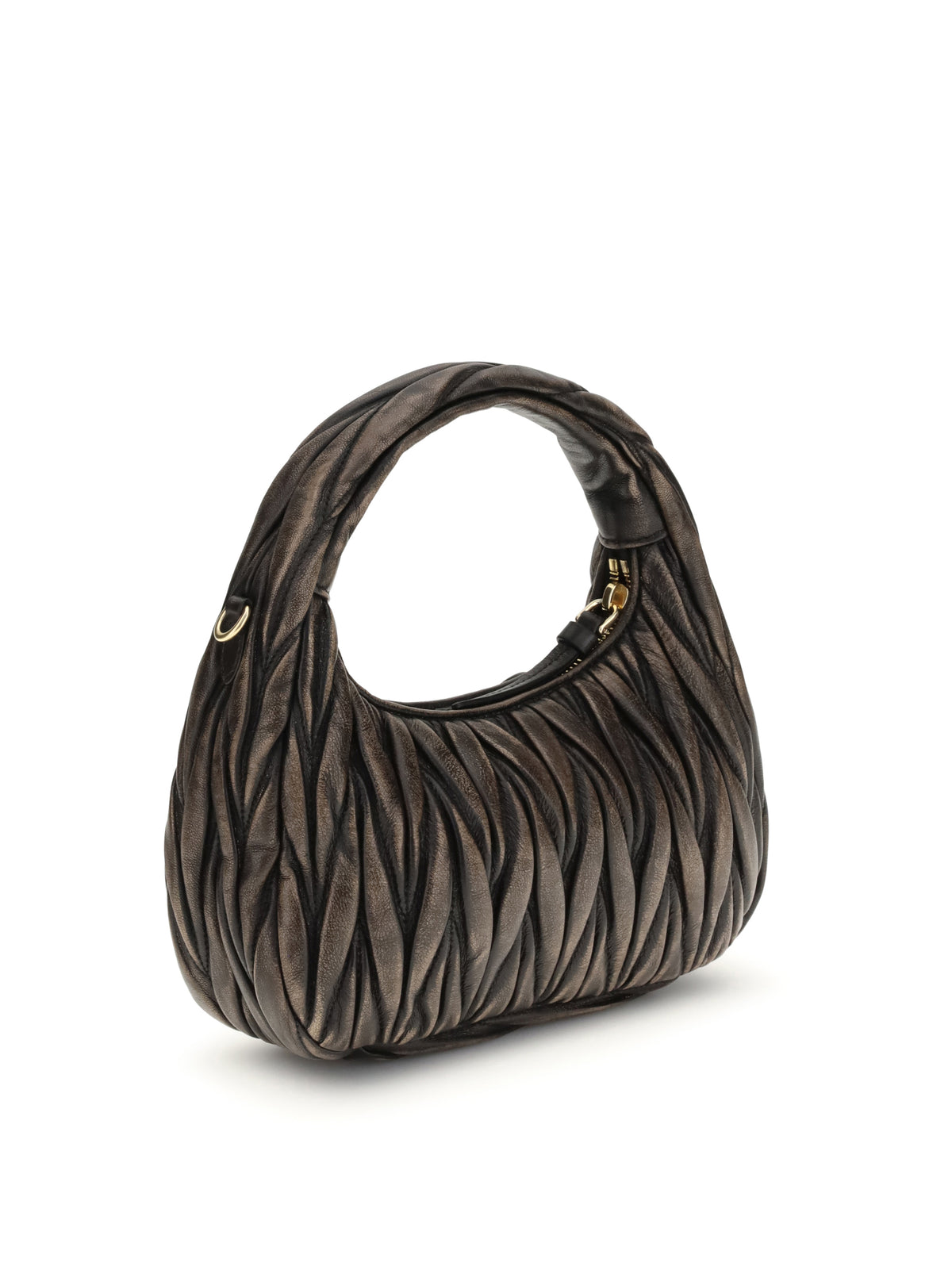 Miu Miu Wander Handbag in quilted leather - Caffe'