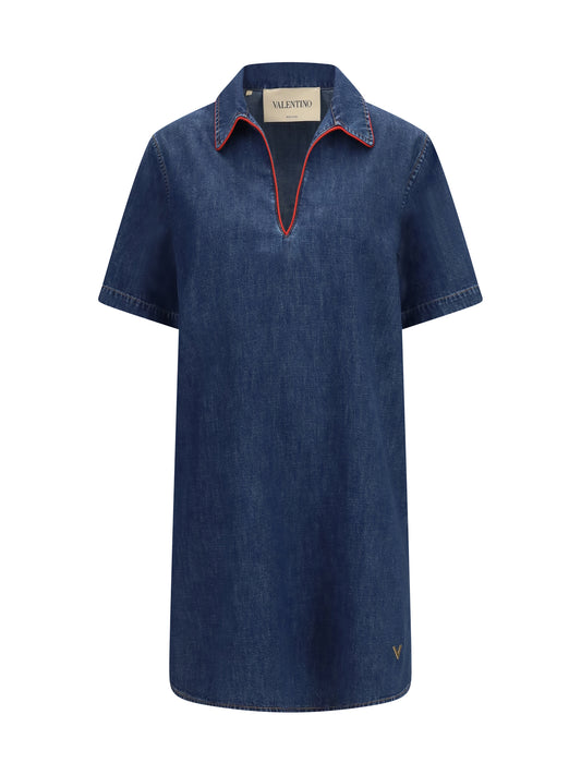 VALENTINO Chambray denim Dress