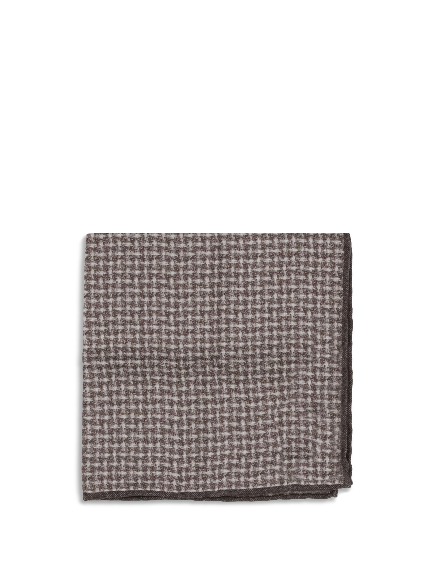BRUNELLO CUCINELLI Silk Pocket Square with woven design