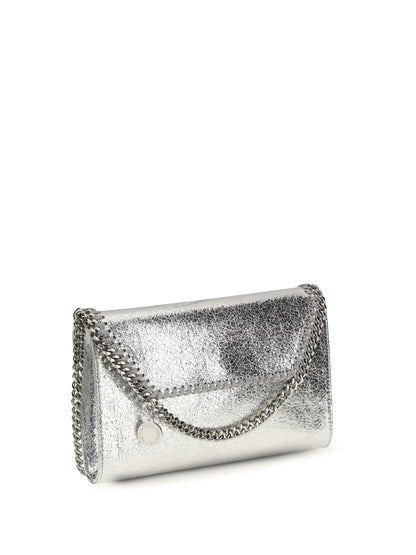 STELLA McCARTNEY Falabella metallic fabric Shoulder Bag