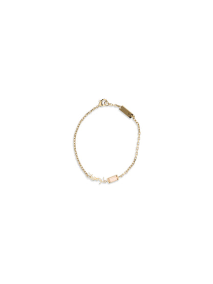 SAINT LAURENT Cassandre Bracelet with charms and strass