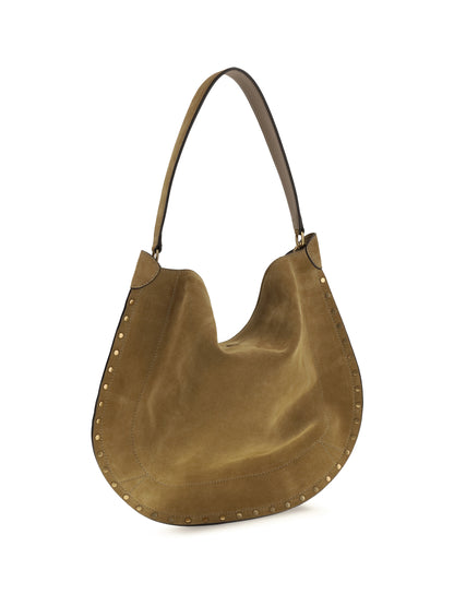 Isabel Marant Oskan Soft Shoulder Bag - Taupe
