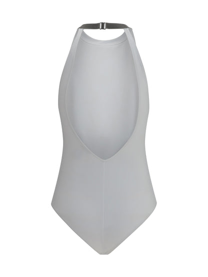 Brunello Cucinelli One-piece Swimsuit with monili embellishment - White