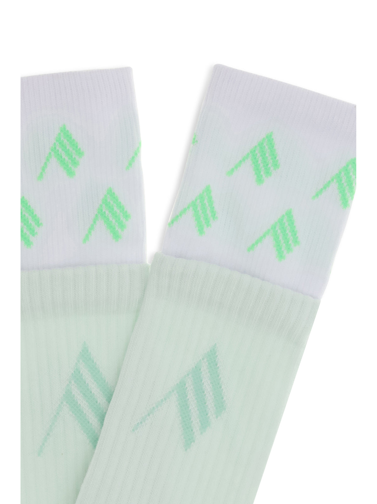 The Attico Logo cotton Socks - Mint