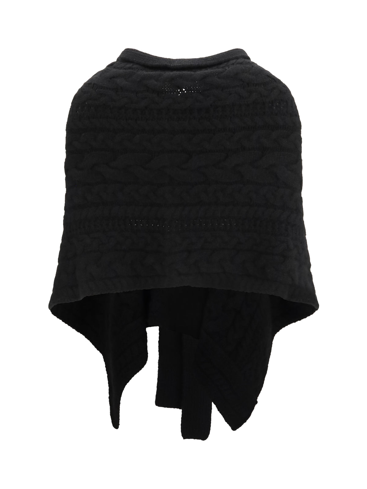 Ermanno Scervino Cashmere Cape - Black