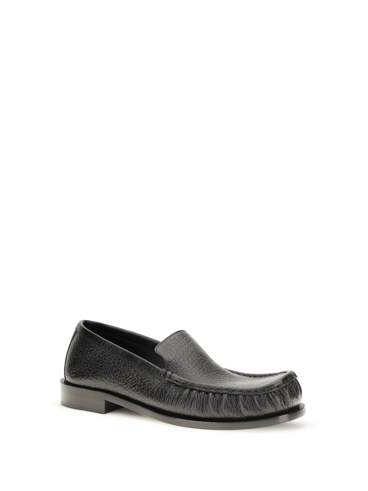 Dries Van Noten Leather Loafers - Black
