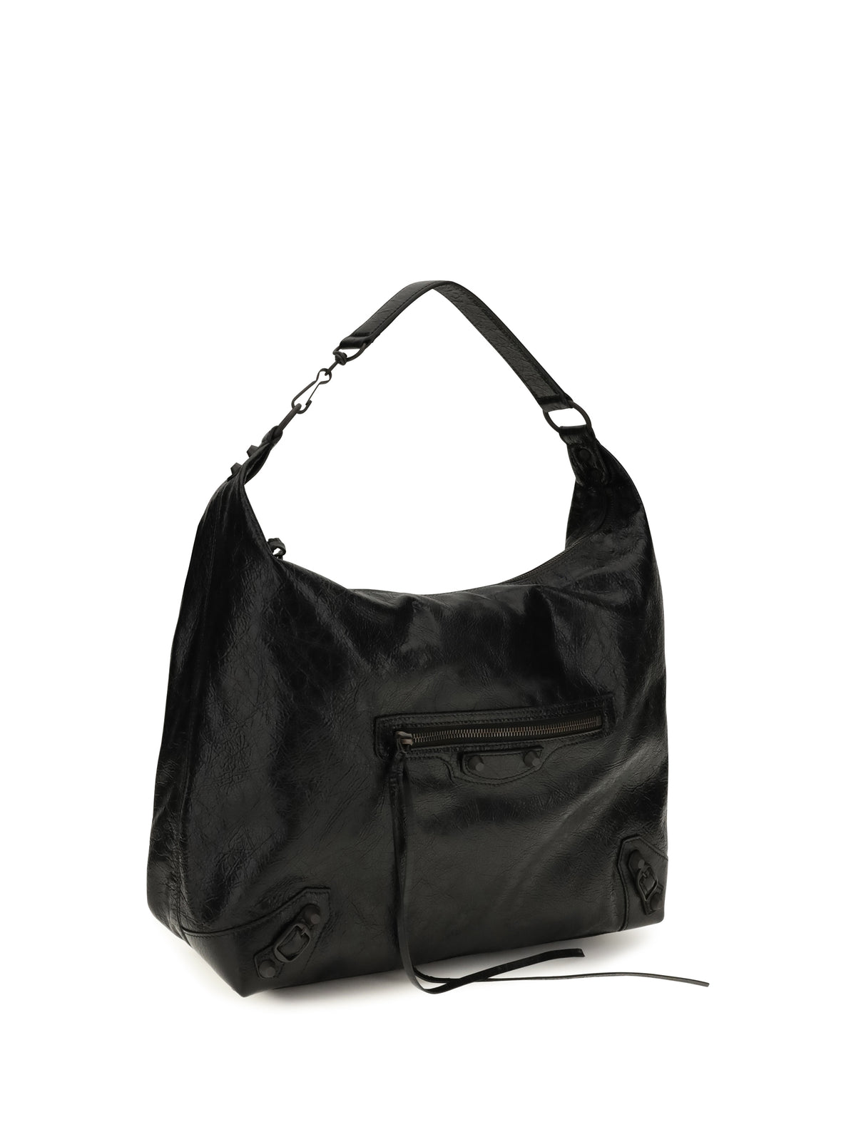 Balenciaga Medium Le City Hobo Shoulder Bag - Black