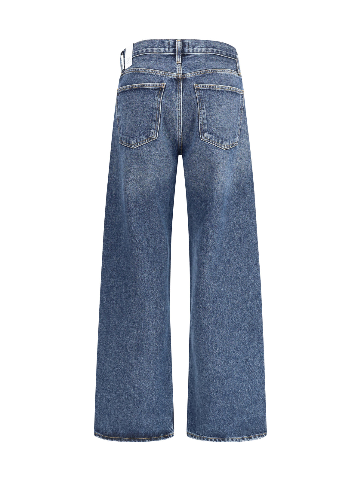 Agolde Straight Jeans - Short Wave (Bright Dk Ind)
