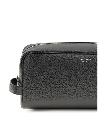 SAINT LAURENT Leather Beauty Case