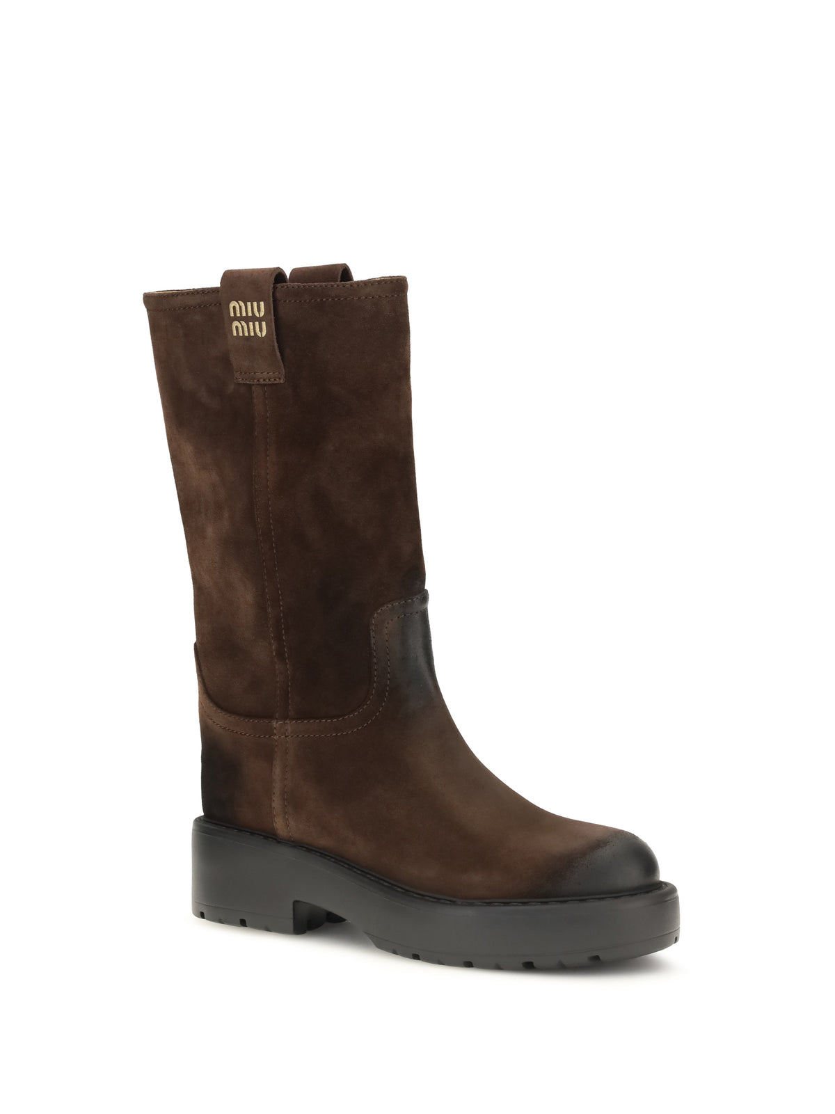 Miu Miu Suede leather Boots - Moro
