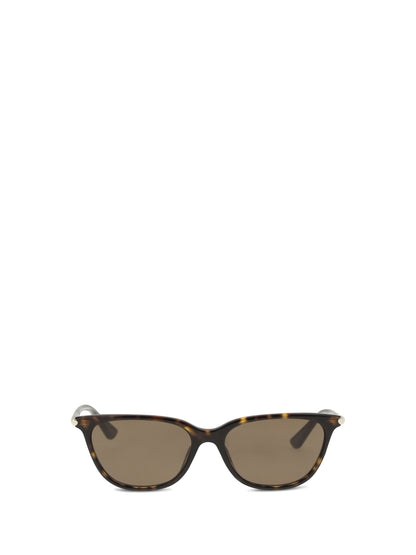 Alexander Mcqueen Cat-Eye Sunglasses - Wood