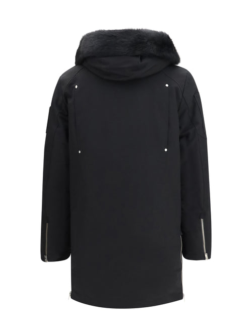 Moose Knuckles Stirling 2.0 Down Parka - Blk W/Blk Sh