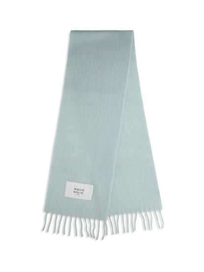 Maison Kitsuné Baby alpaca Scarf - Aqua Green