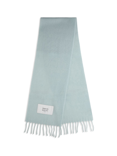 Maison Kitsuné Baby alpaca Scarf - Aqua Green