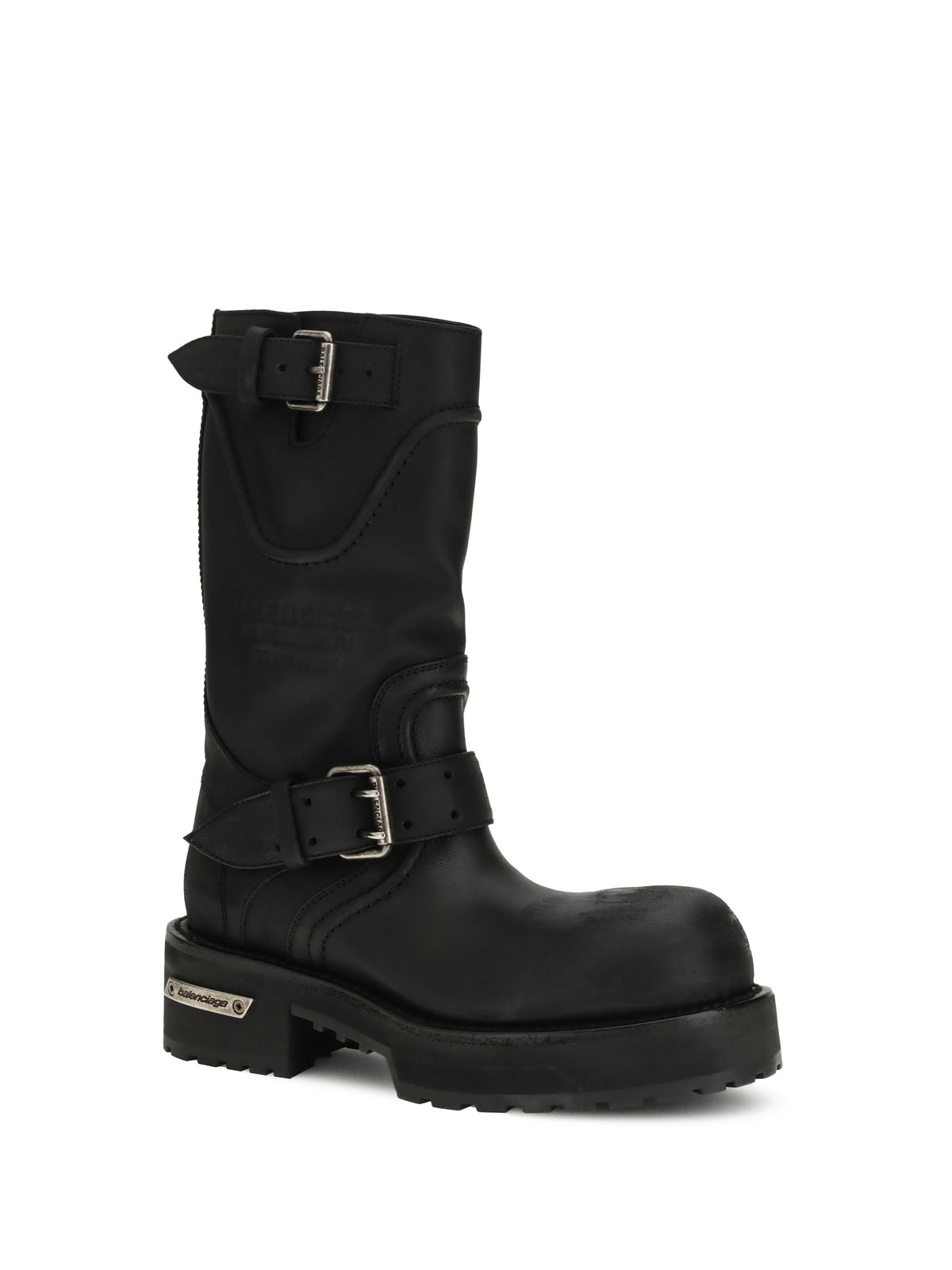 Balenciaga Venom Boots - Black/Silver