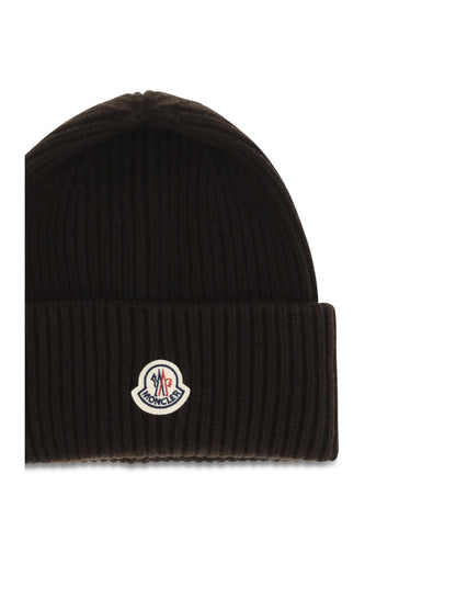 Moncler Wool and cashmere-blend Beanie - Brown