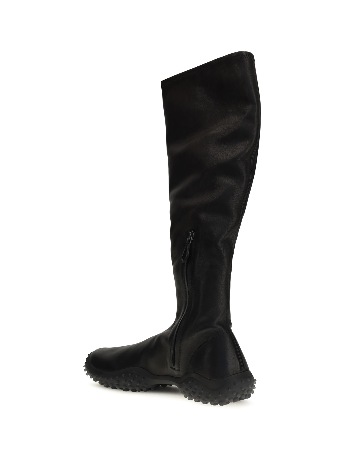 Miu Miu Stretch nappa tall Boots - Black