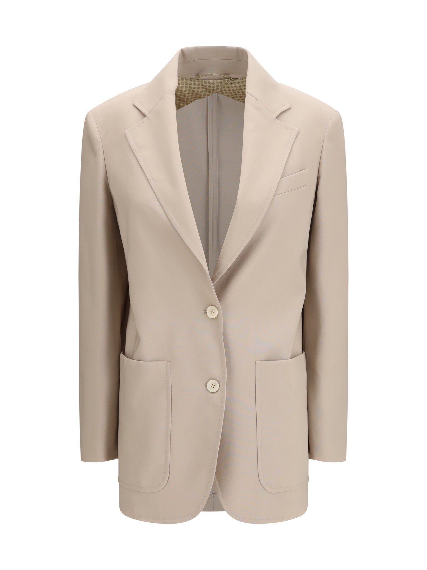 MAX MARA Single-breasted wool-blend Blazer