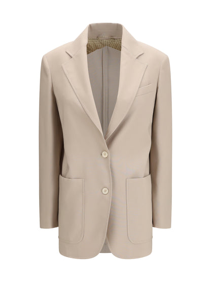MAX MARA Single-breasted wool-blend Blazer