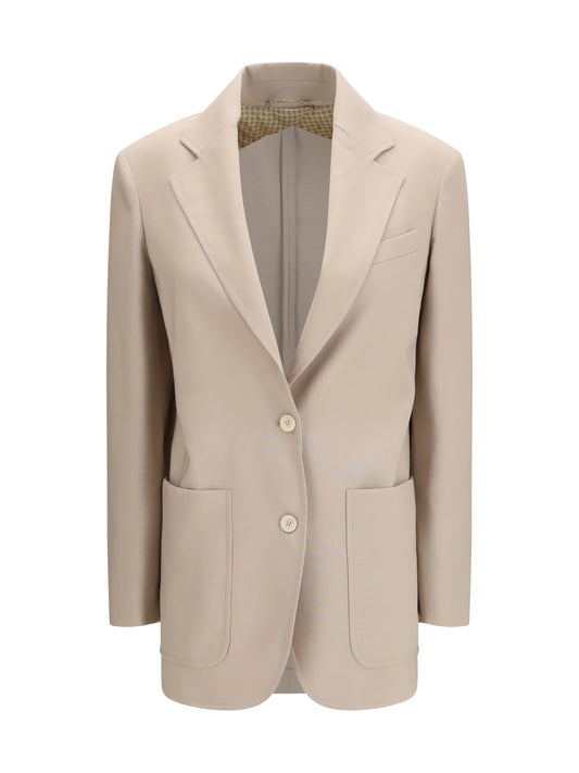 MAX MARA Single-breasted wool-blend Blazer
