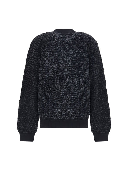 Balmain Zip Jacket with sequin details - Noir
